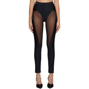 MUGLER
Black Cutout Leggings